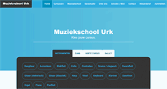 Desktop Screenshot of muziekschoolurk.nl